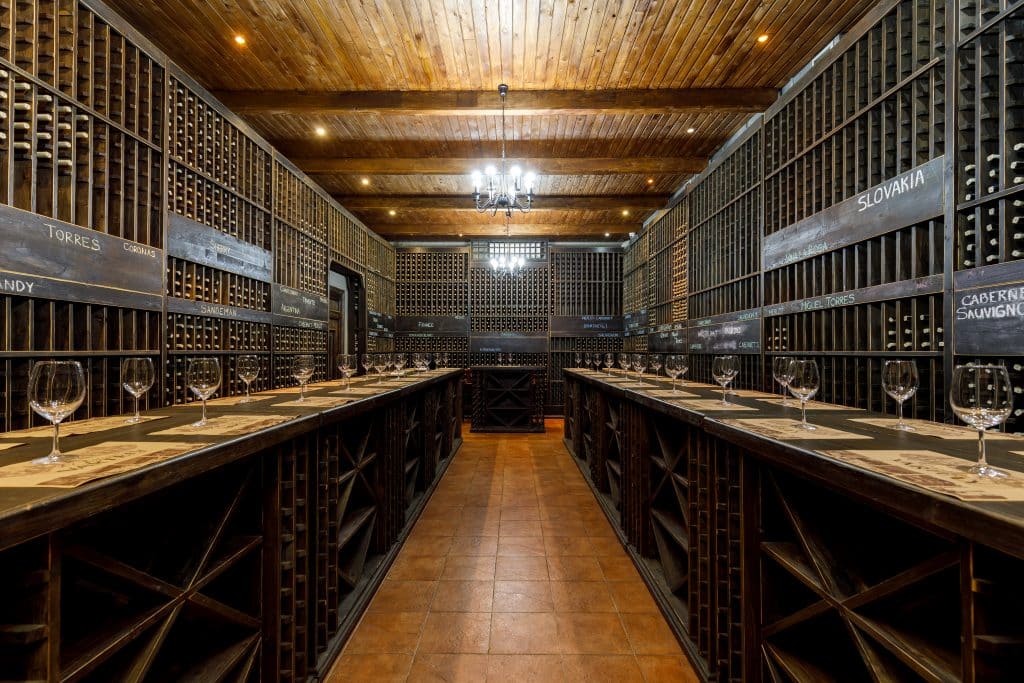 chateau vartely wine room