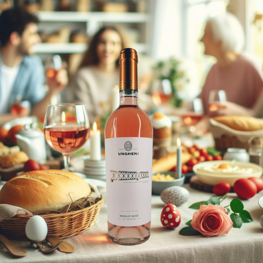 vin rose Merlot Bridge moldovenesc