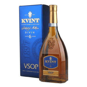 Kvint VSOP 6 ani - 40% 0.5L  în cutie premium